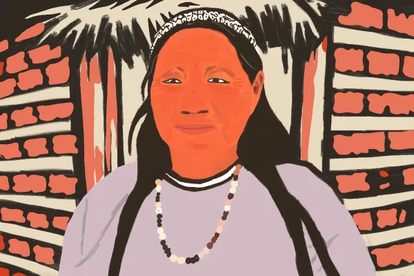 Imagem ilustrativa da cacica Jandira, da aldeia Tekoa Ytu, da Terra Indígena Jaraguá - Metrópoles