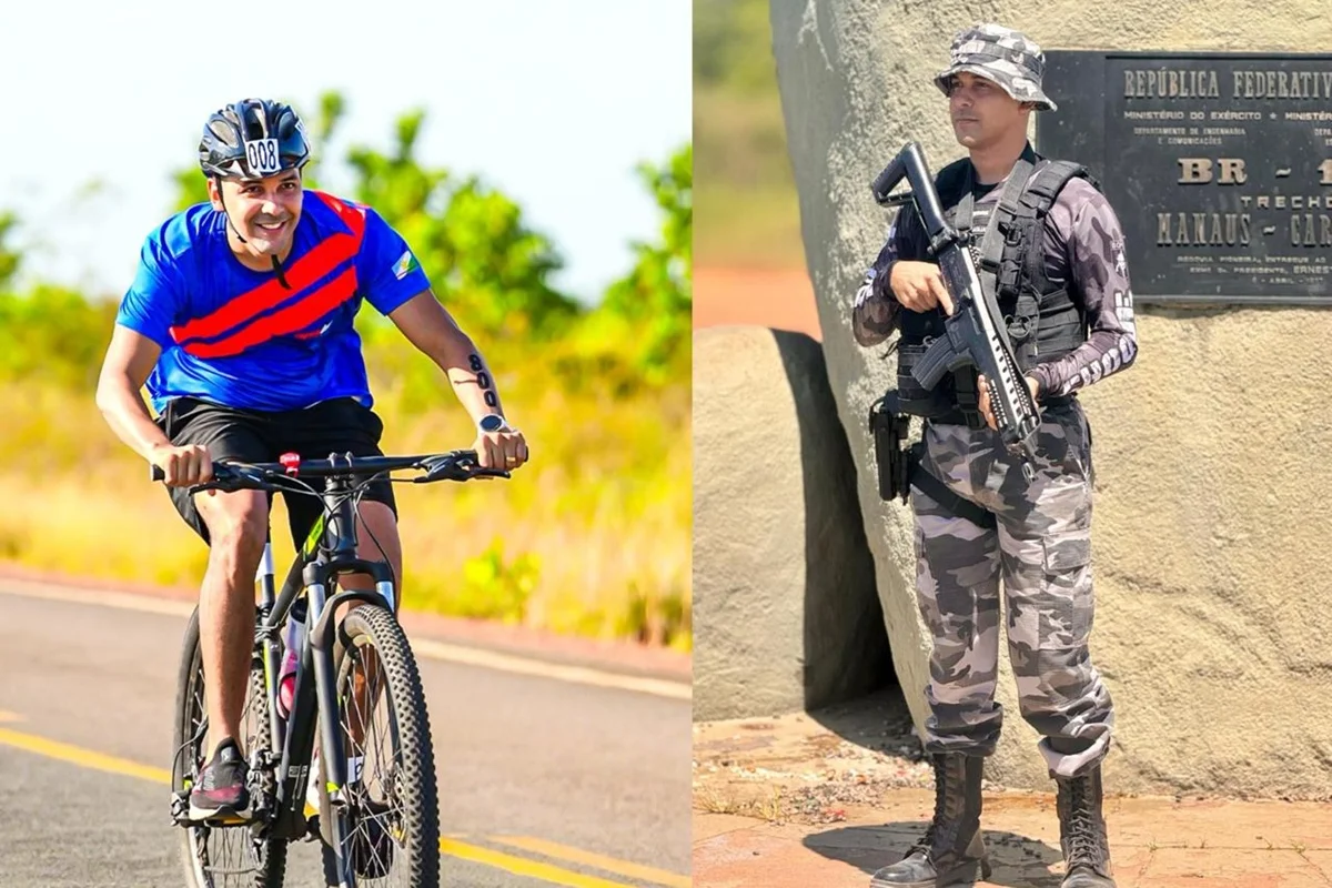policial militar Aoliabe Silva Santos teve diagnostico de artrose avançada no quadril após acidente de moto. Metrópoles
