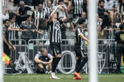 Vitão marcou o terceiro gol do Atlético-MG. Vitão marcou o terceiro gol do Atlético-MG.