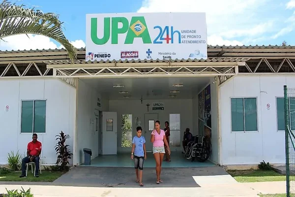 Imagem colorida, UPA localizada em Penedo, Alagoas - Metrópoles