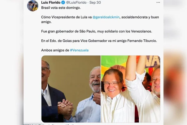 Líder da oposição a Nicolás Maduro apoia candidatura de Lula