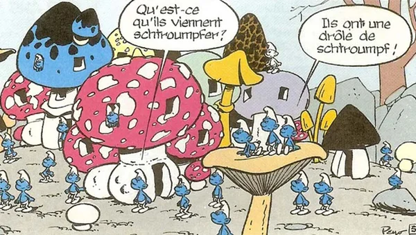 Antes da TV e do cinema, os “Smurfs” fizeram história nos quadrinhos