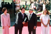 Lula recebe presidente da Coreia do Sul no Palácio da Alvorada - imagem 2 Lula recebe presidente da Coreia do Sul no Palácio da Alvorada - imagem 2