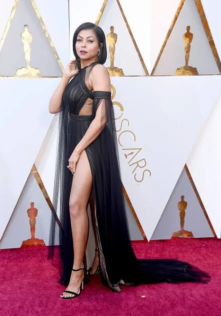 Taraji P. Henson, de Vera Wang Taraji P. Henson, de Vera Wang