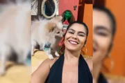 Larissa Marques tinha Flock como um filho Larissa Marques tinha Flock como um filho