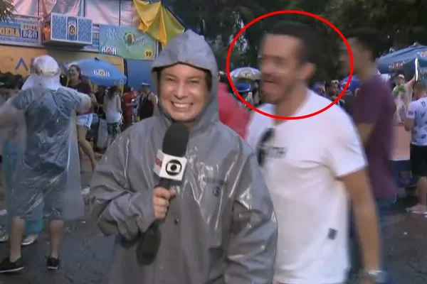 “Só tem hetero”, reclama folião ao vivo em jornal da Rede Globo