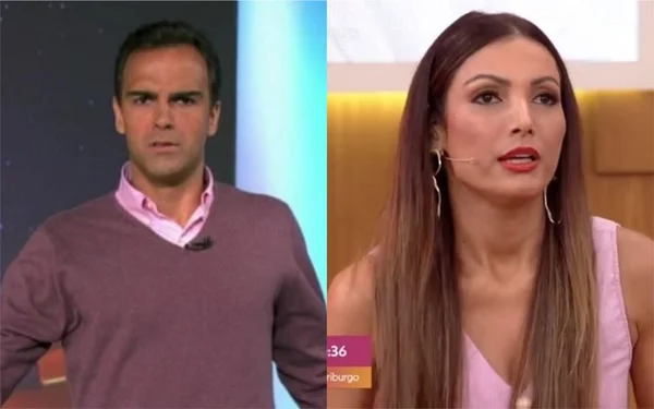 Patrícia Poeta e Tadeu BBB22