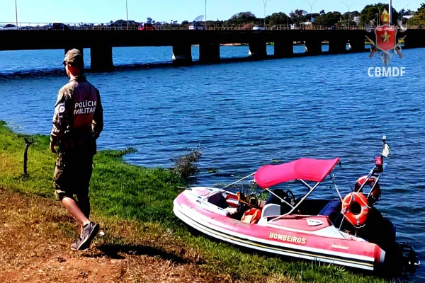Homem é encontrado morto boiando às margens do Lago Paranoá. Veja