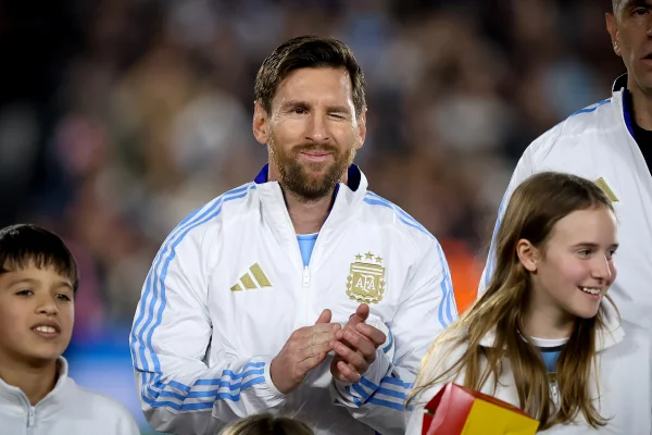Foto colorida de Lionel Messi, da Argentina - Metrópoles