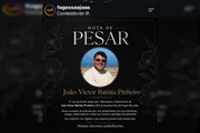 Empresa onde João Victor trabalhava fez nota de pesar Empresa onde João Victor trabalhava fez nota de pesar
