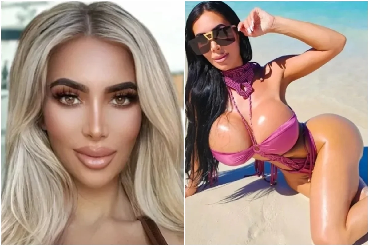 Modelo era conhecida por ser muito parecida com Kim Kardashian Modelo era conhecida por ser muito parecida com Kim Kardashian