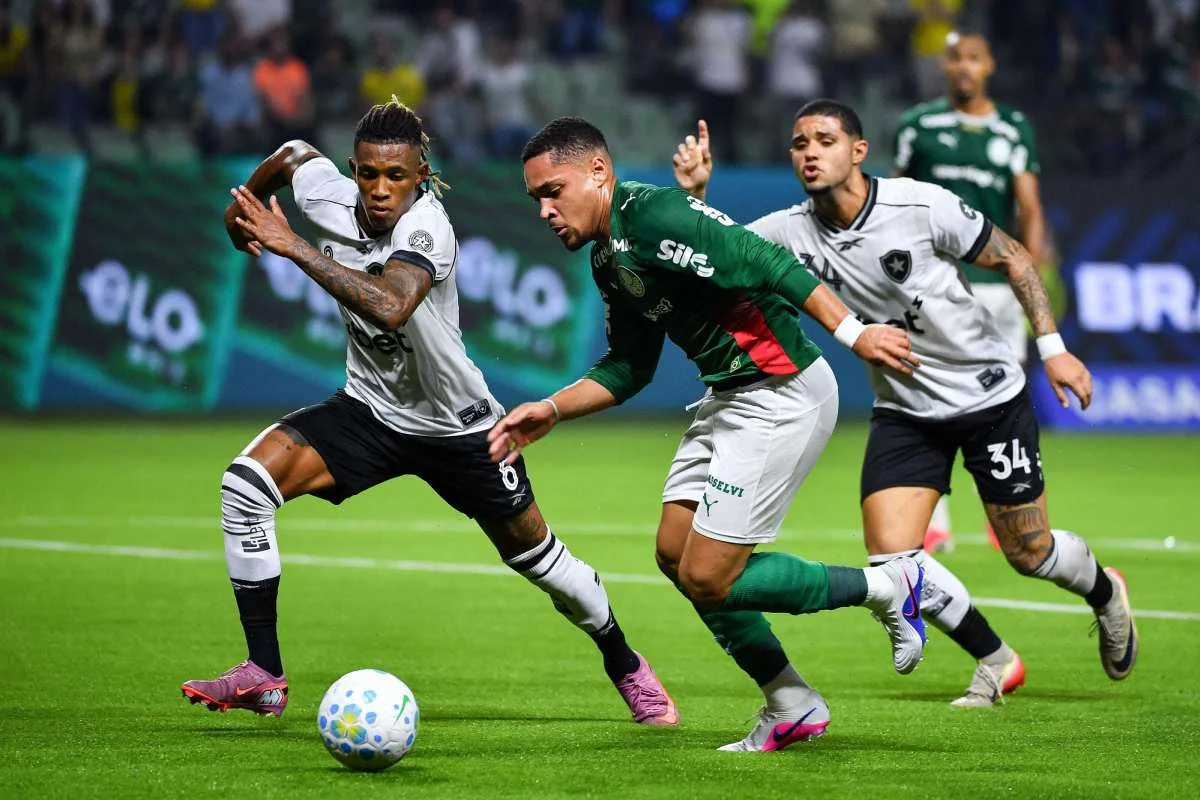 Botafogo e Palmeiras se enfrentam em duelo crucial pelo Brasileirão