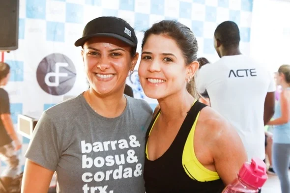 Andrielle Haddad e Flávia Vitorino Andrielle Haddad e Flávia Vitorino