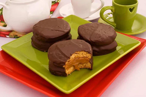 biscoito de mel e laranja