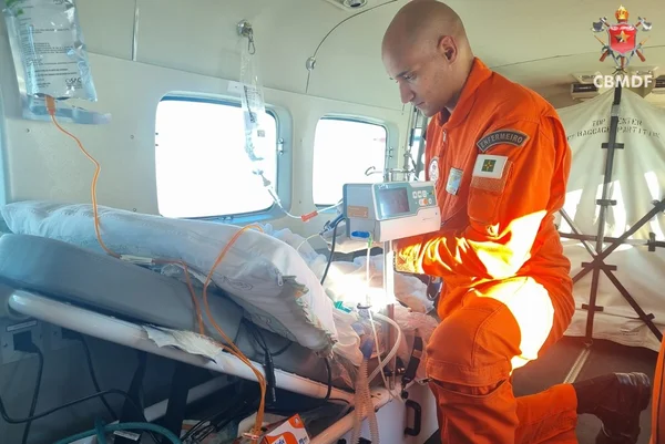 CBMDF auxilia no transporte aéreo de criança com encefalite viral