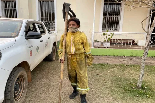Quem são os voluntários em combate ao fogo no Parque do Juquery