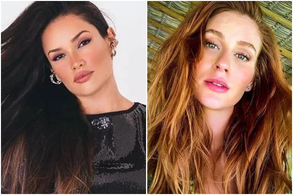 Montagem com as fotos de Juliette e Marina Ruy Barbosa - Metrópoles