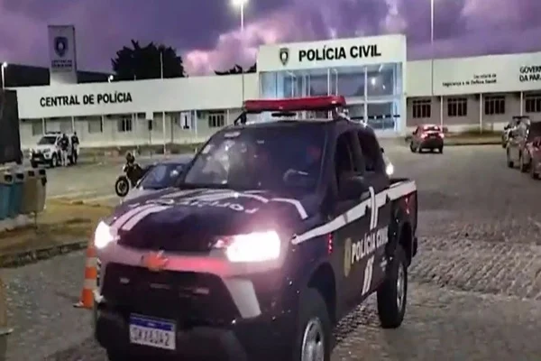 Imagem colorida, viatura da Polícia Civil da Paraíba - Metrópoles