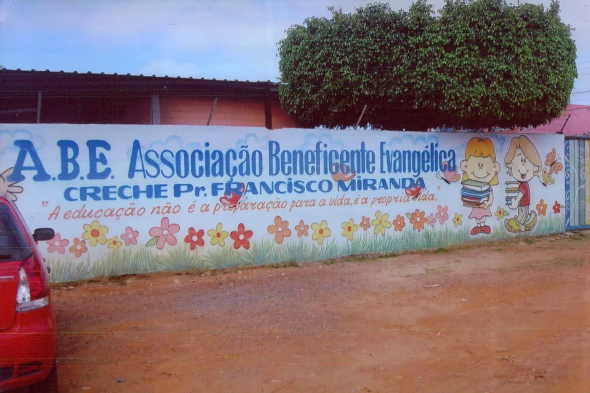 A sede da Associação Beneficente Evangélica, em Samambaia Sul 