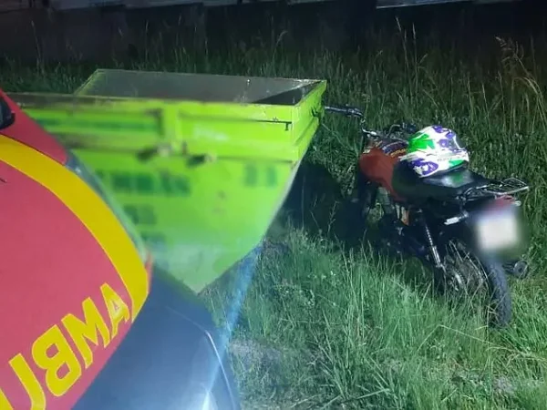 motociclista-bate-contra-cacamba-Curitiba-metrópoles