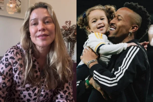 Foto colorida de Luana Piovani e Éder Militão - Metrópoles