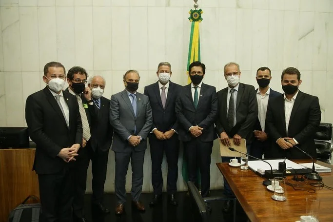 O presidente da Câmara, Arthur Lira, se reuniu com prefeitos de SP O presidente da Câmara, Arthur Lira, se reuniu com prefeitos de SP