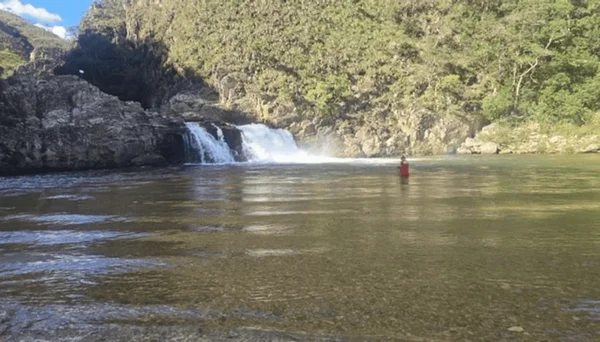 Resgate cachoeira Minas Gerais