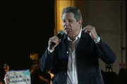 Fernando Haddad na convenção que confirmou a candidatura de Lula à reeleição na Presidência da República Fernando Haddad na convenção que confirmou a candidatura de Lula à reeleição na Presidência da República
