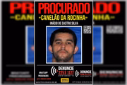 Foto de quando Canelão era procurado pela Polícia Civil