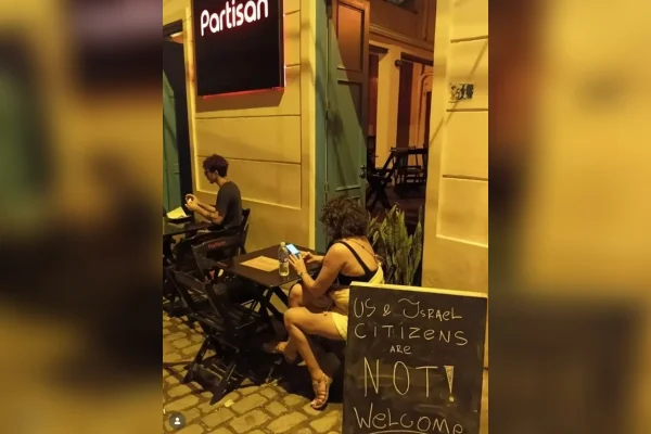 Bar Partisan Rio de Janeiro antissemita