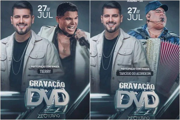 Zé Ottavio grava DVD com participação de Tierry e Tarcísio do Acordeon