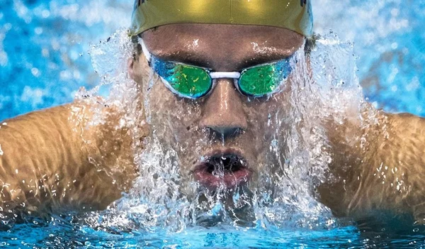 Não foi dessa vez. Thiago Pereira nada bem, mas não leva medalha