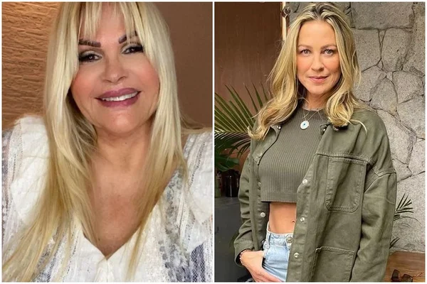 Fotos justapostas de Monique Evans e Luana Piovani - Metrópoles
