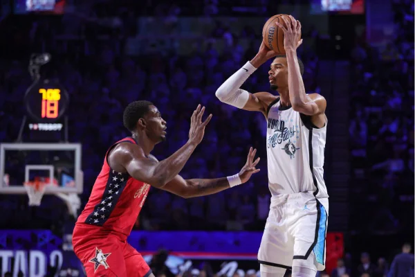NBA: EUA superam o Time Mundo e vencem partida do All-Star Game
