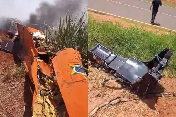 Aeronaves T-27 Tucano, da FAB, colidiram em Pirassununga. Uma delas pousou em segurança; piloto da outra realizou procedimentos de ejeção - Metrópoles