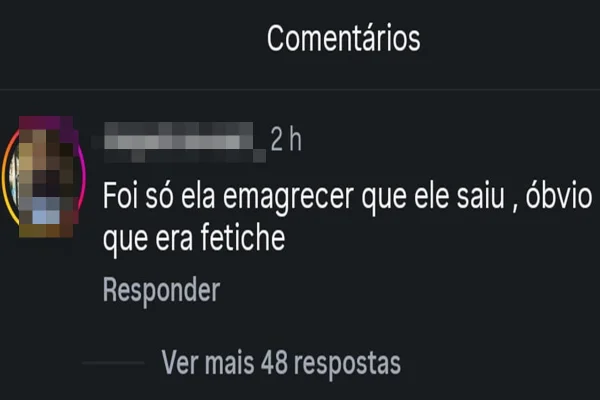 Fãs reagem ao fim do casamento de Thais Carla e culpam bariátrica - destaque galeria Fãs reagem ao fim do casamento de Thais Carla e culpam bariátrica - destaque galeria