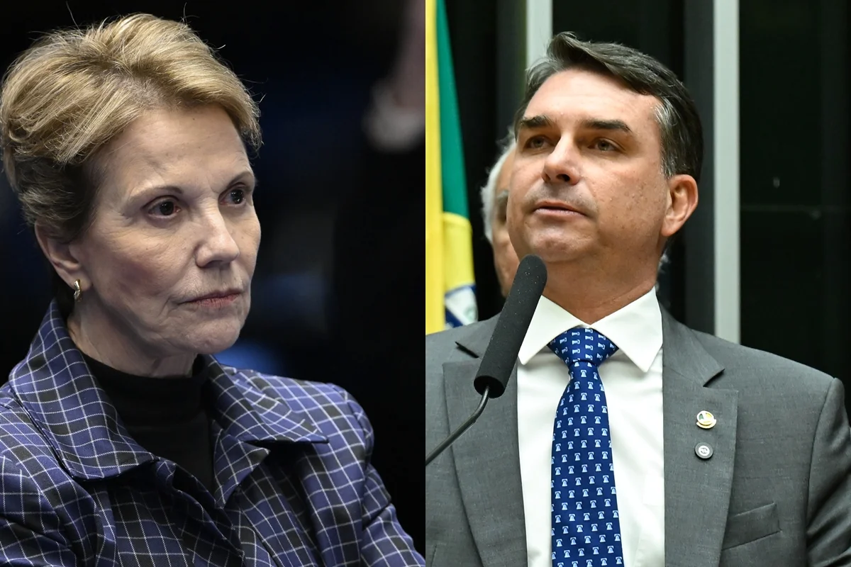 Tereza Cristina e Flávio Bolsonaro Tereza Cristina e Flávio Bolsonaro