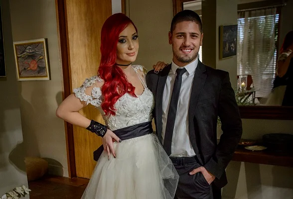 Du (Josie Pessoa) e João Lucas (Daniel Rocha) em Império