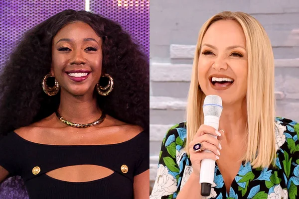 Em fotos justapostas, a influencer e ex-BBB21 Camilla de Lucas (esquerda) e a apresentadora do SBT Eliana - Metrópoles