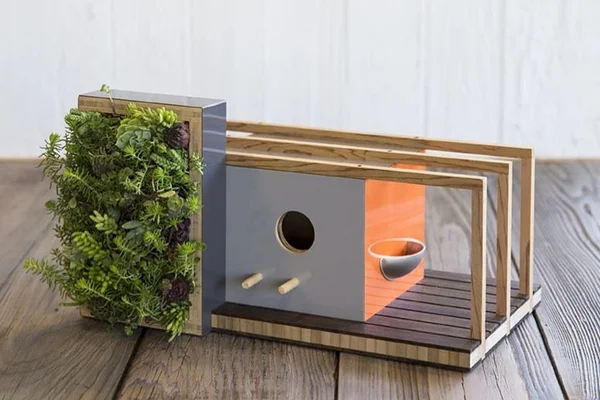 Designer cria casas modernistas (com a cara de Brasília) para pássaros