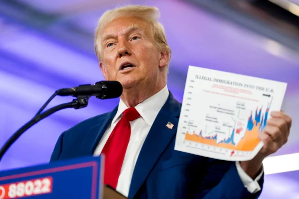 Imagem colorida de Donald Trump - Metrópoles