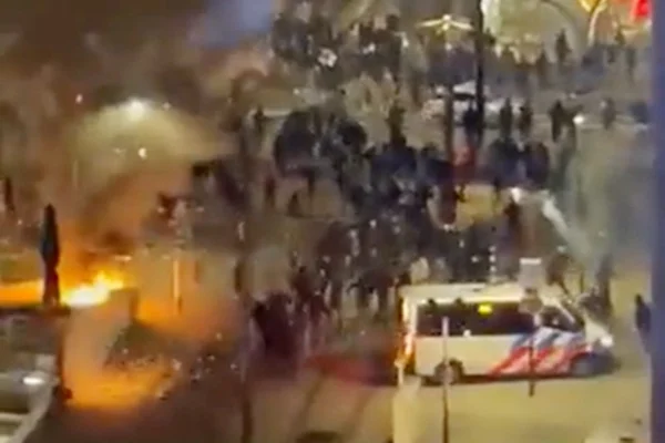 Protestos na Holanda por medidas restritivas contra Covid-19