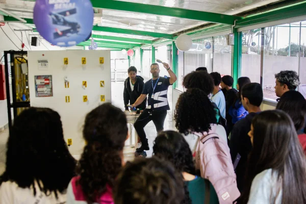 Senai Sobradinho, recebendo o evento
