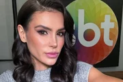 A apresentadora Gaby Cabrini
