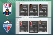 Confira os destaques individuais de Pato e Fortaleza