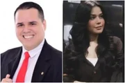João Munhoz à esquerda e Isabelle à direita