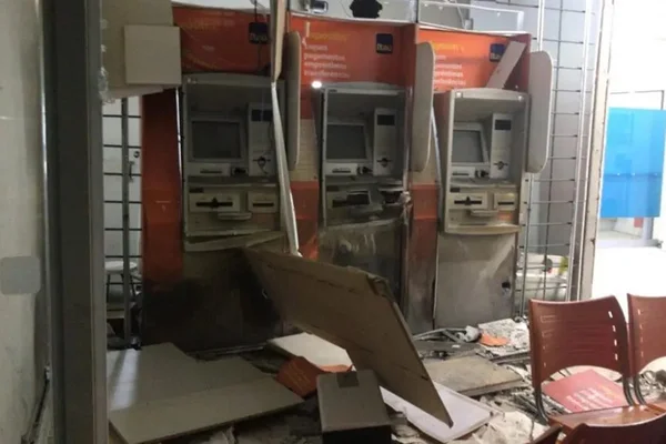 Explosãoo de banco em Mariluz, no Paraná