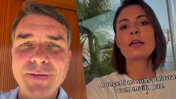 Dois vídeos e um acordo: a “paz” de Flávio e Michelle