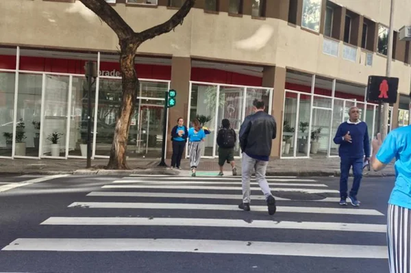 faixa de pedestres Belo Horizonte