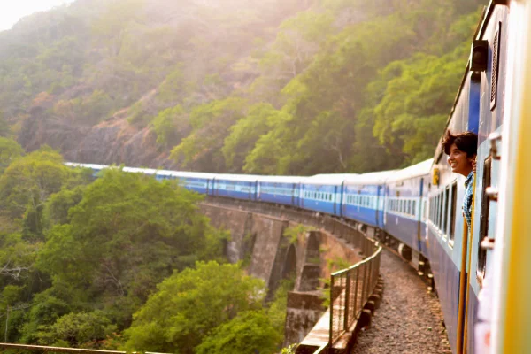 Viagem de trem, Índia